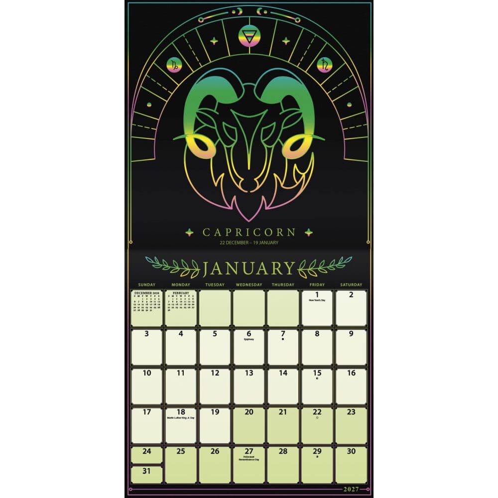 Astrology 2027 Wall Calendar First Alternate Image
