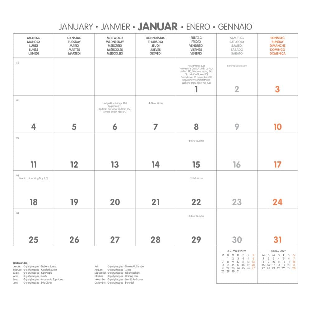 Paris Retro 2027 Wall Calendar Third Alternate Image