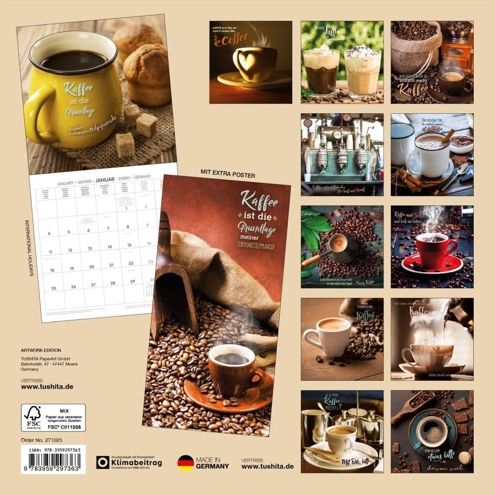 Coffee 2027 Wall Calendar First Alternate Image