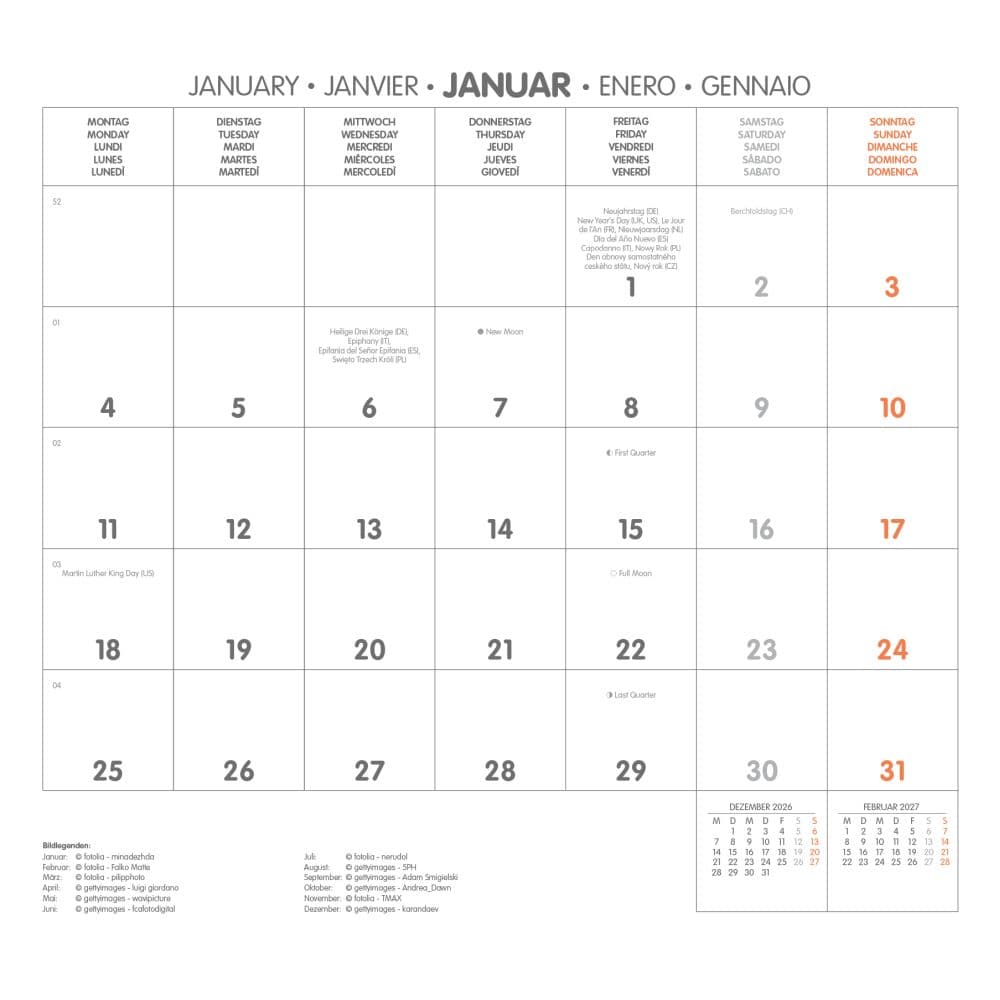 Coffee 2027 Wall Calendar Third Alternate Image
