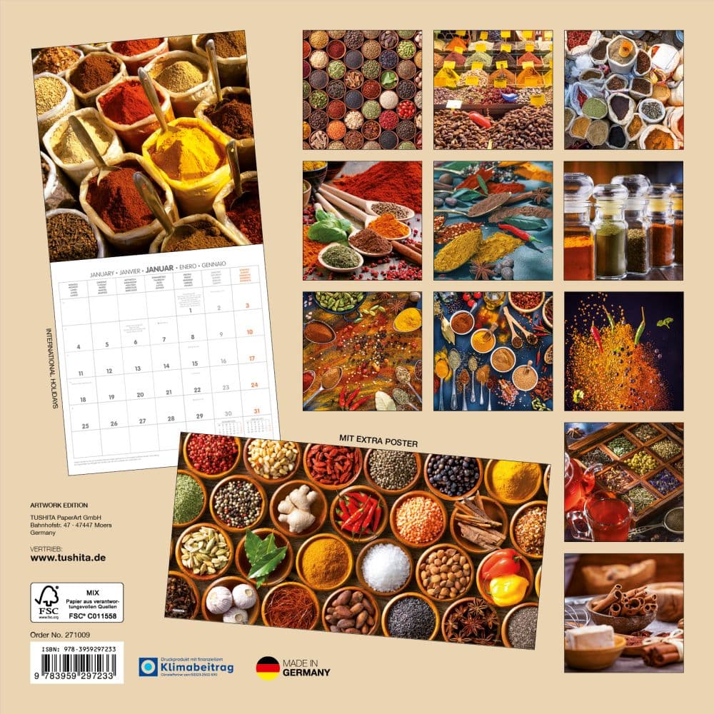 Herbs & Spices 2027 Wall Calendar First Alternate Image