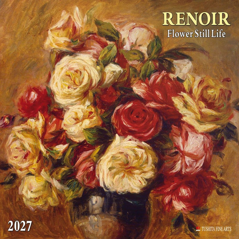 Renoir Flower still Life 2027 Wall Calendar Main Product Image