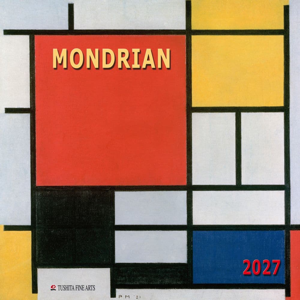Piet Mondrian 2027 Wall Calendar - Calendars.com