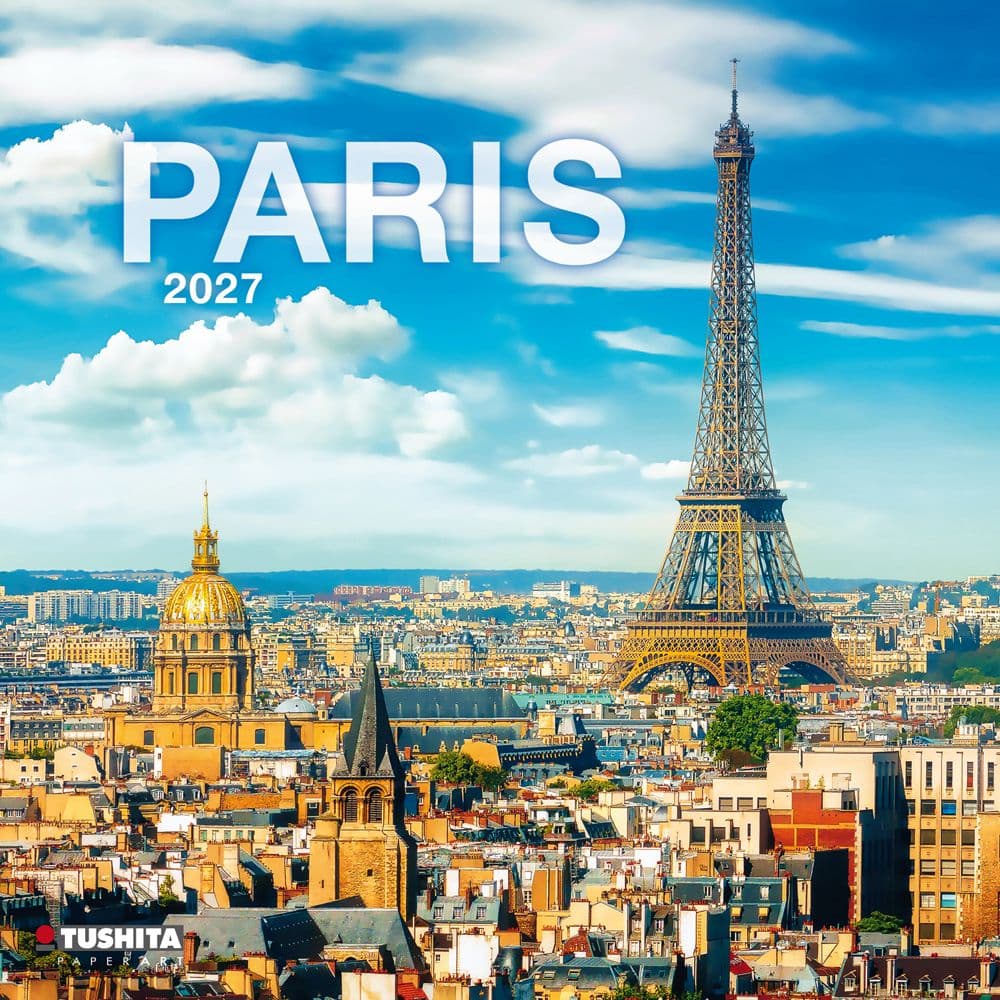 Paris 2027 Wall Calendar Main Product Image