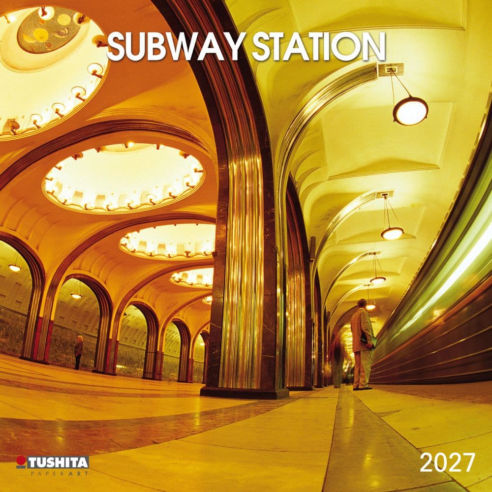 image Subway Station 2027 Wall Calendar Main Product Image