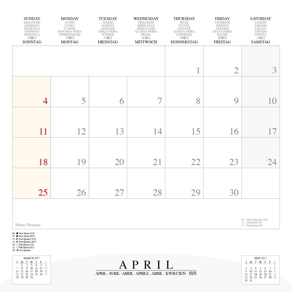 Cool Cats 2027 Wall Calendar Ninth Alternate Image