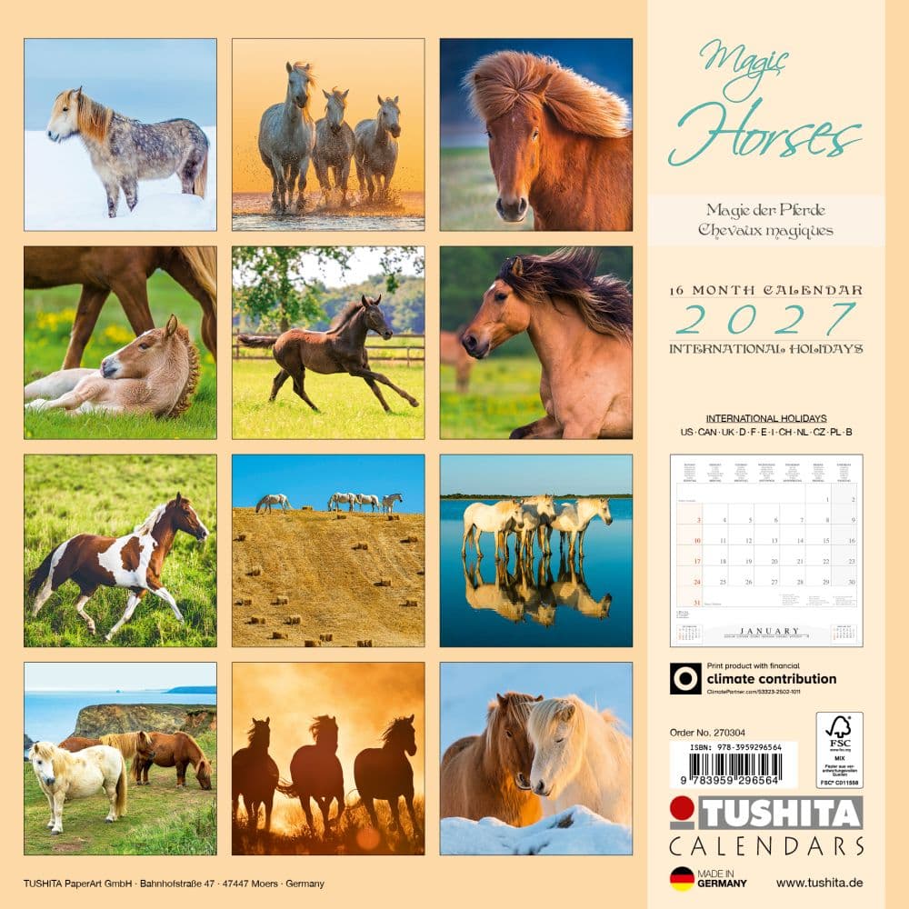 Magic Horses 2027 Wall Calendar First Alternate Image
