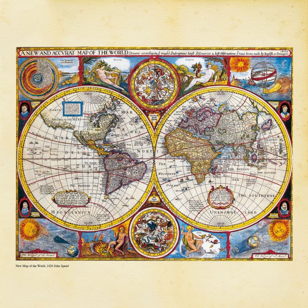 Antique Maps 2027 Wall Calendar Eighth Alternate Image