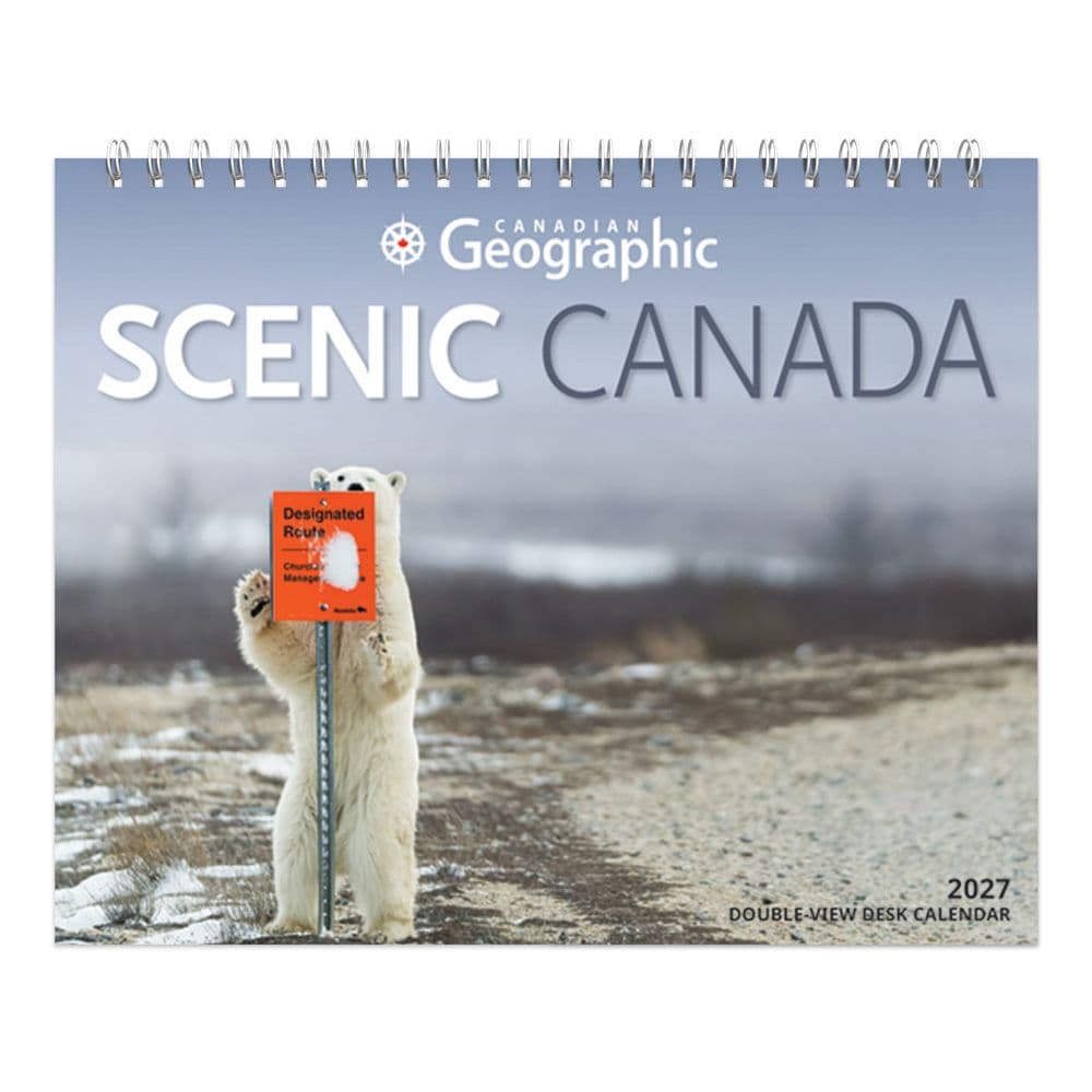 image Canadian Geographic Scenic 2027 Easel Desk Calendar Main Product Image
