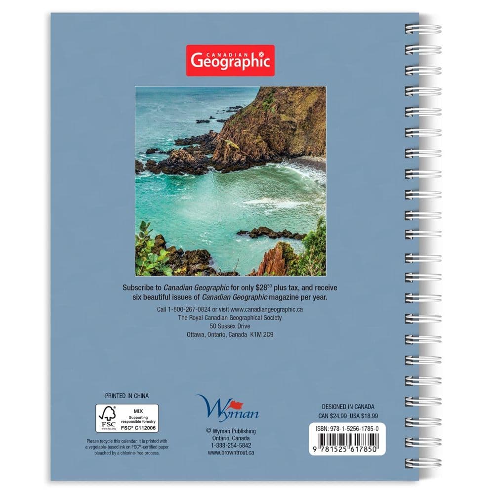 Canadian Geographic 2027 Engagement Planner First Alternate Image