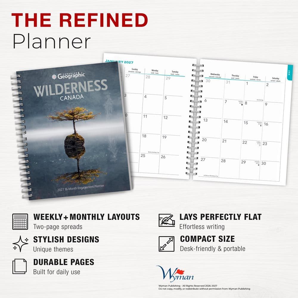 Canadian Geographic 2027 Engagement Planner Fifth Alternate Image