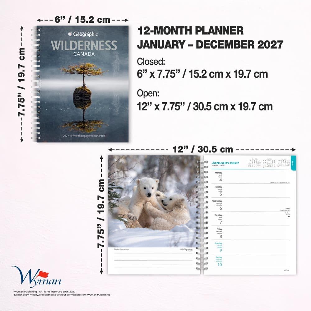Canadian Geographic 2027 Engagement Planner Sixth Alternate Image