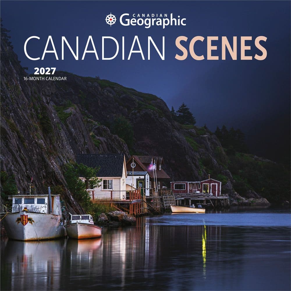 image Canadian Geographic Canadian Scenes 2027 Wall Calendar Main Product Image