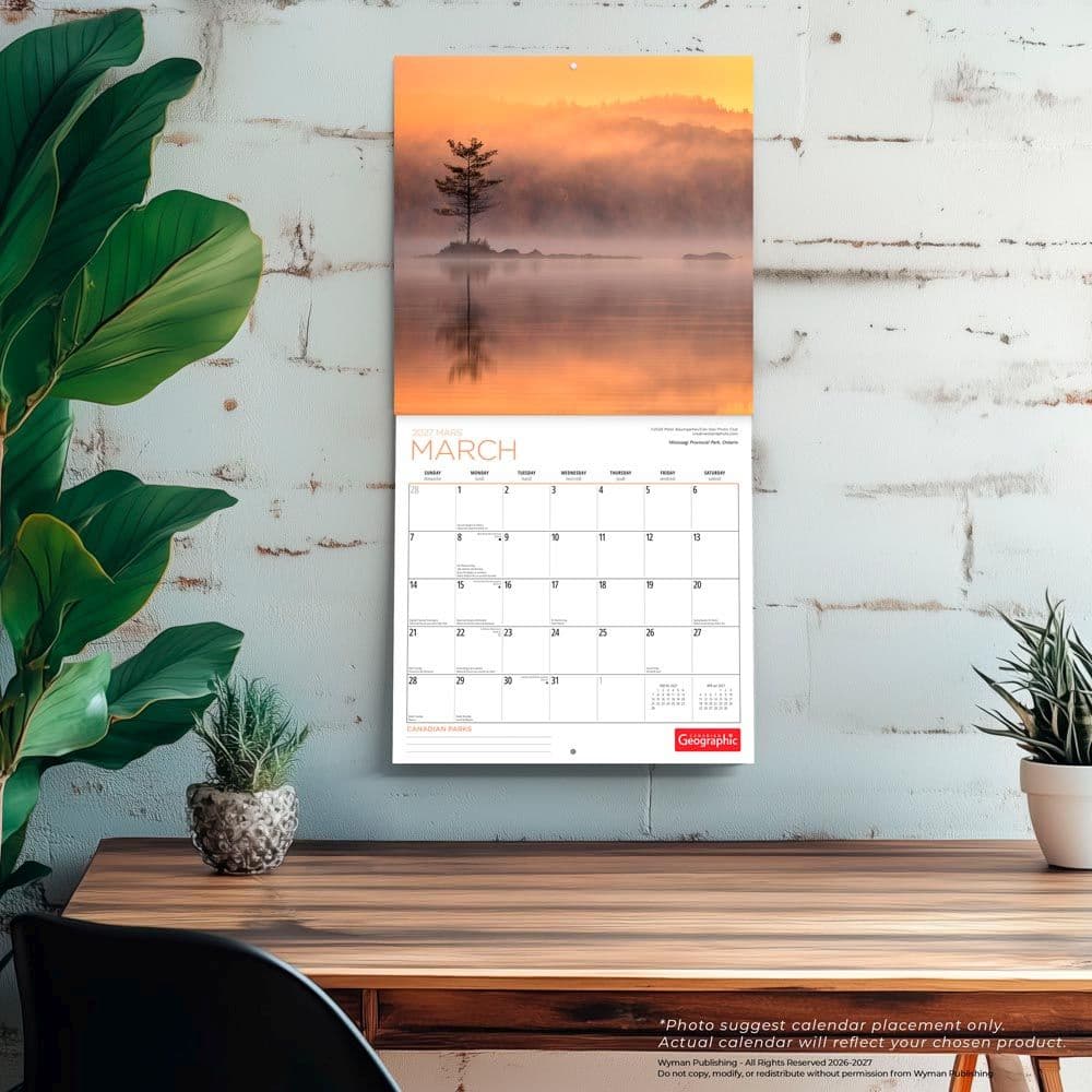 Canadian National Parks 2027 Wall Calendar Fourth Alternate Image