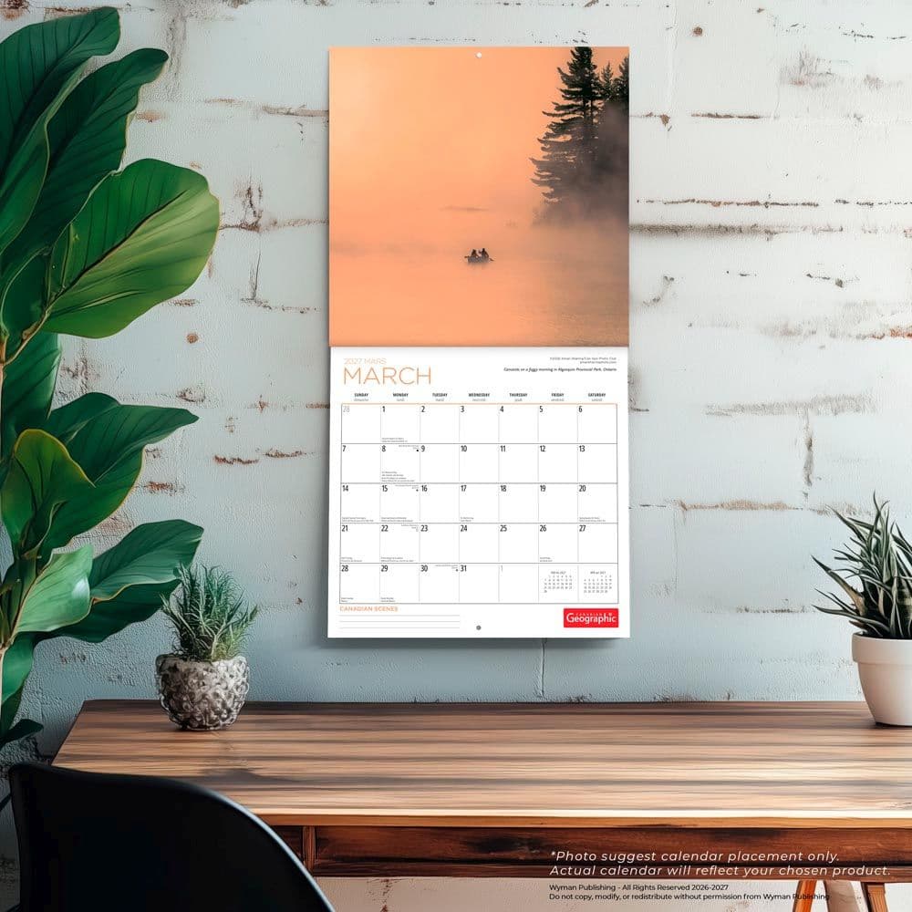 Canadian Scenes 2027 Wall Calendar Fourth Alternate Image