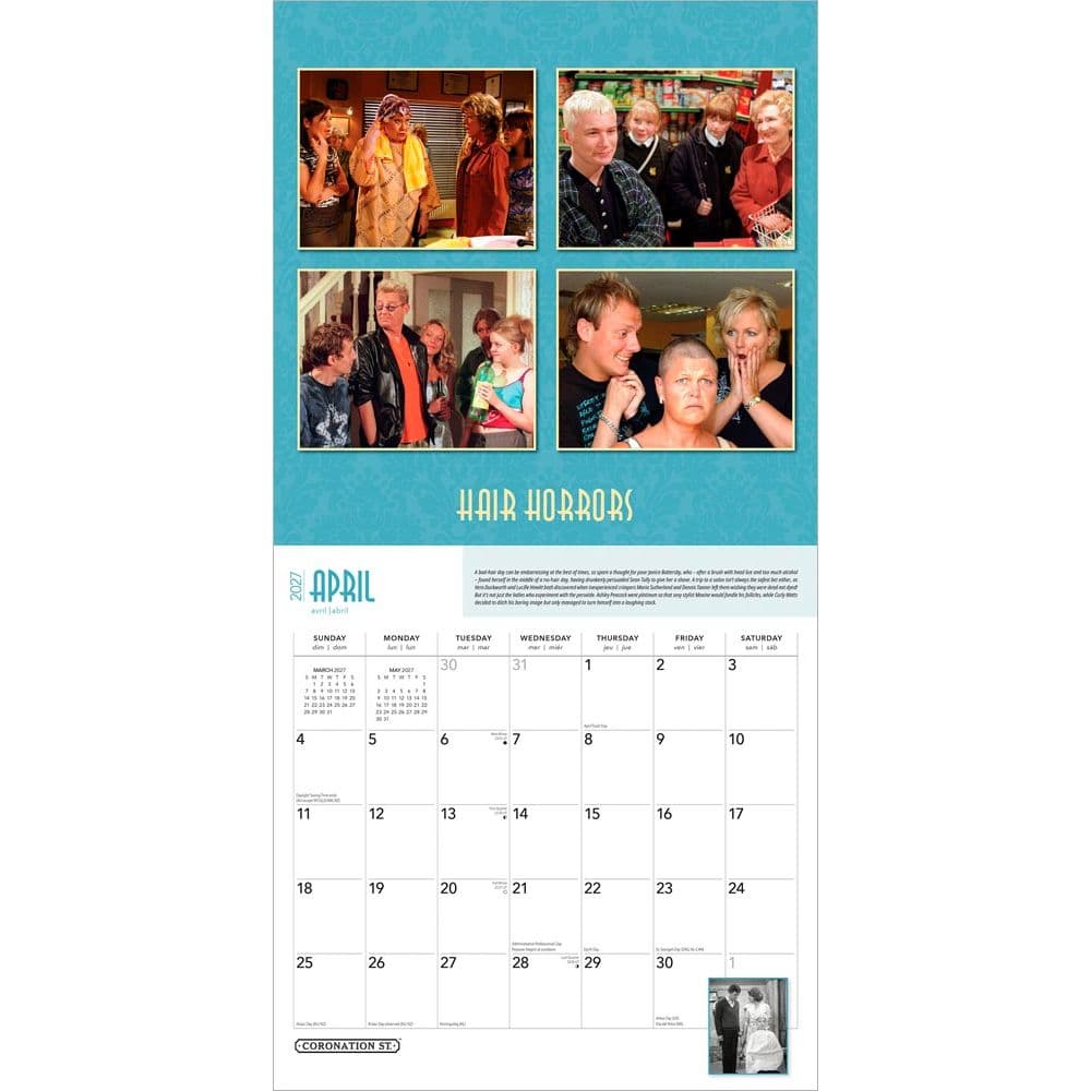 Coronation Street 2027 Wall Calendar Second Alternate Image