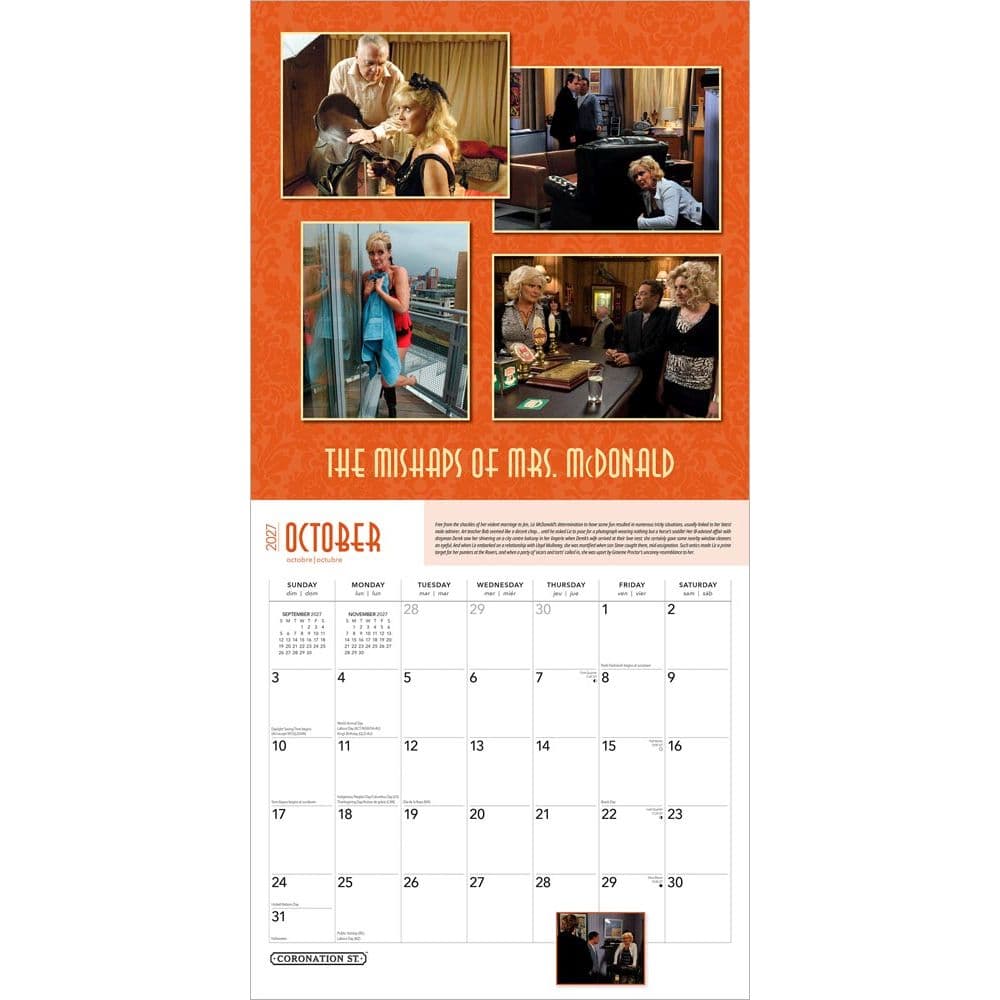 Coronation Street 2027 Wall Calendar Third Alternate Image
