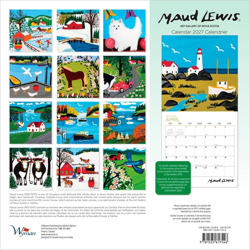 Lewis 2027 Wall Calendar First Alternate Image