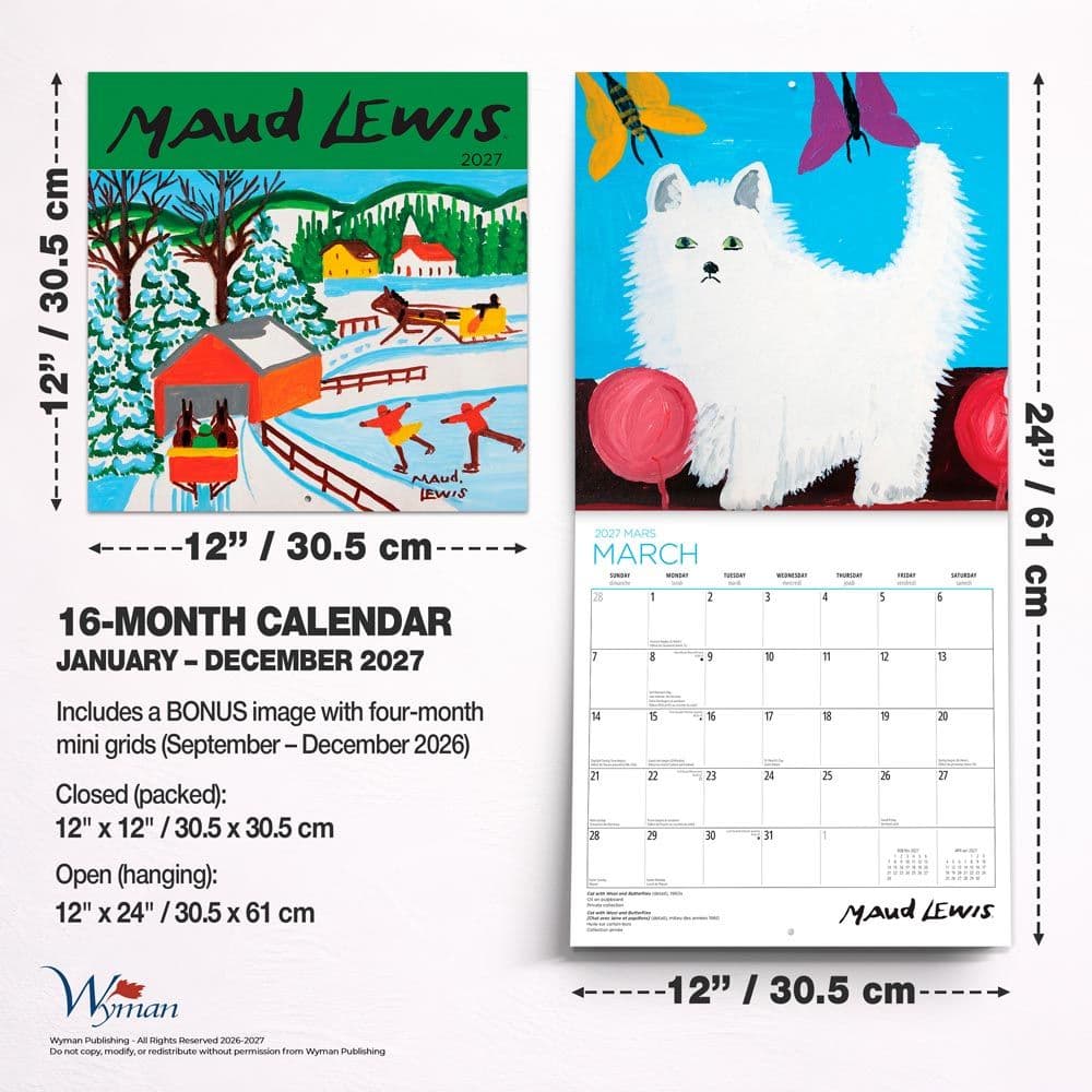 Lewis 2027 Wall Calendar Sixth Alternate Image