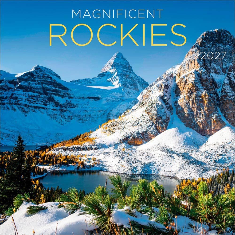 Magnificent Rockies 2027 Mini Wall Calendar Main Product Image