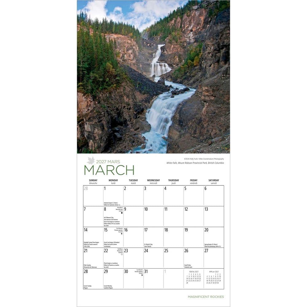 Magnificent Rockies 2027 Mini Wall Calendar Second Alternate Image