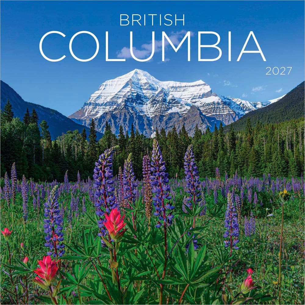 British Columbia 2027 Wall Calendar