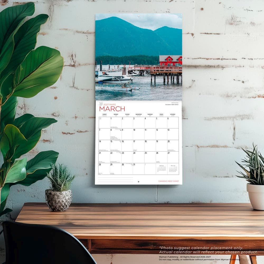 Canada West Coast 2027 Wall Calendar Fourth Alternate Image