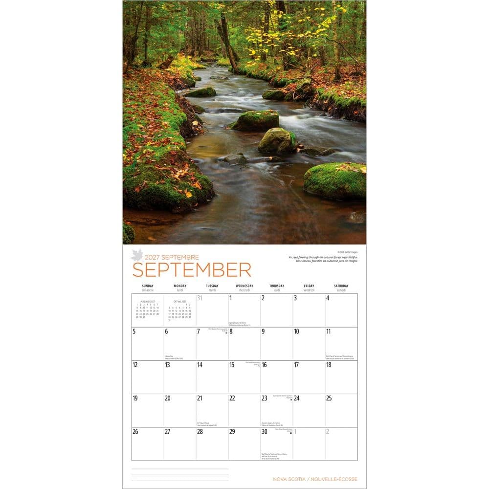 Nova Scotia 2027 Wall Calendar Third Alternate Image