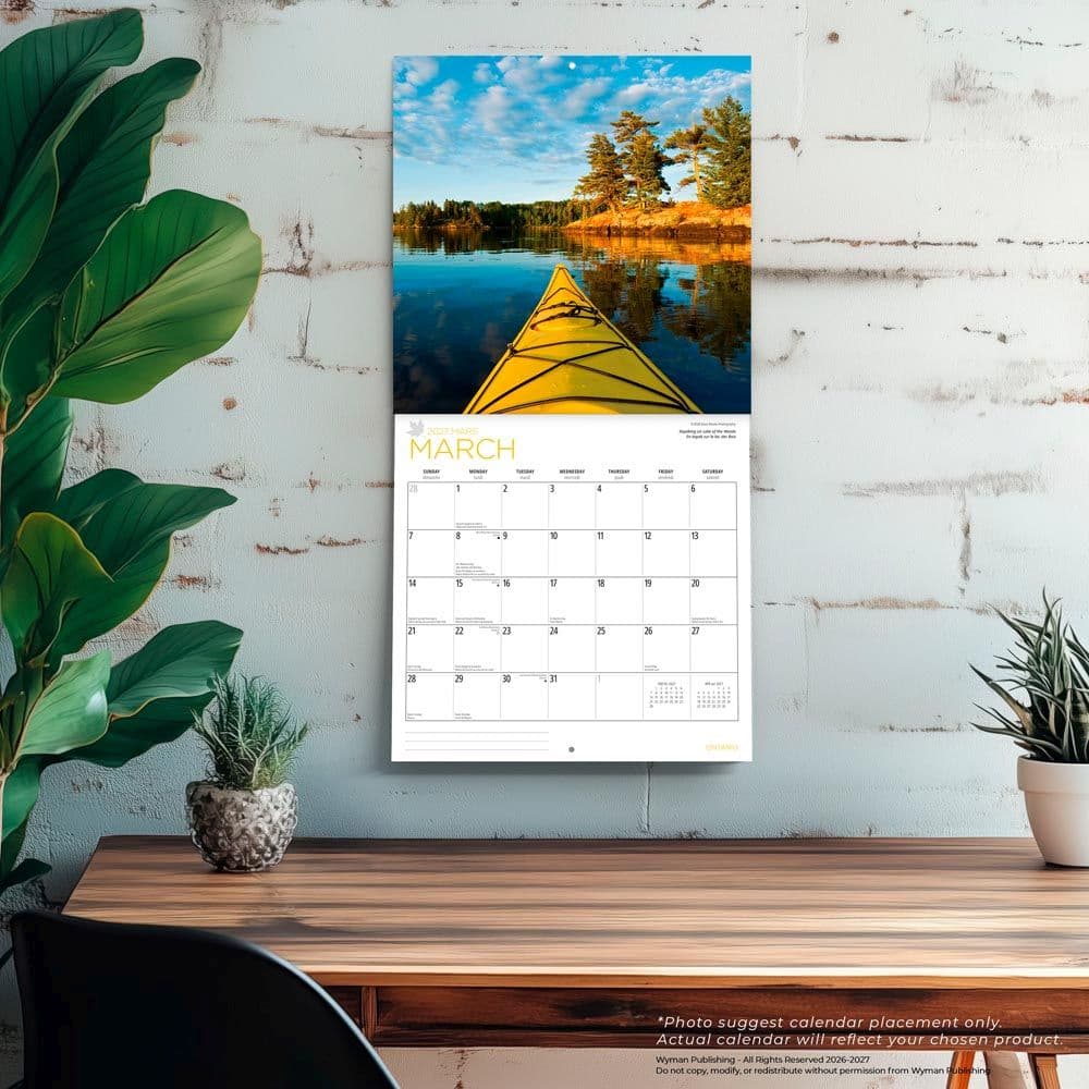 Ontario 2027 Wall Calendar Fourth Alternate Image