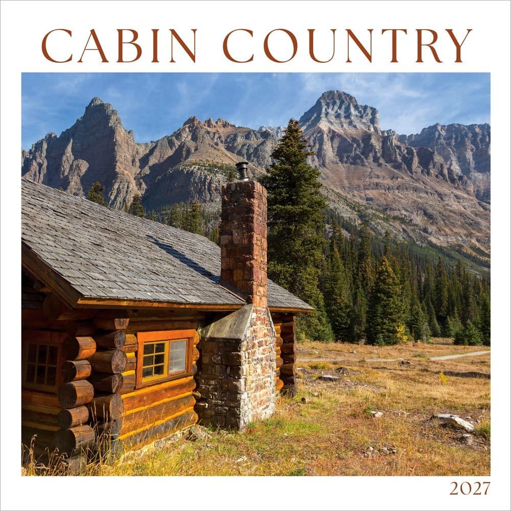 image Cabin Country 2027 Wall Calendar Main Product Image