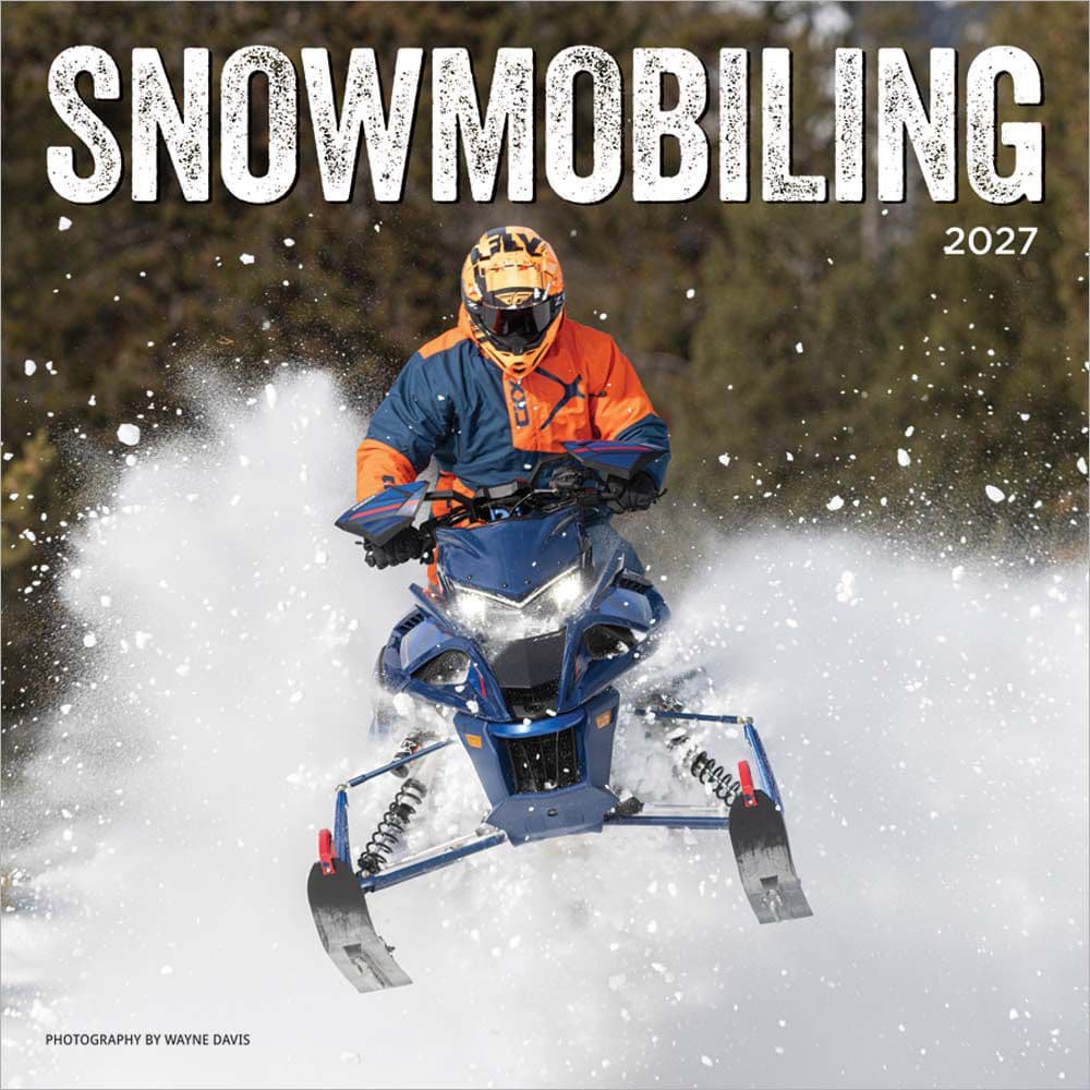 image Snowmobiling 2027 Wall Calendar Main Product Image