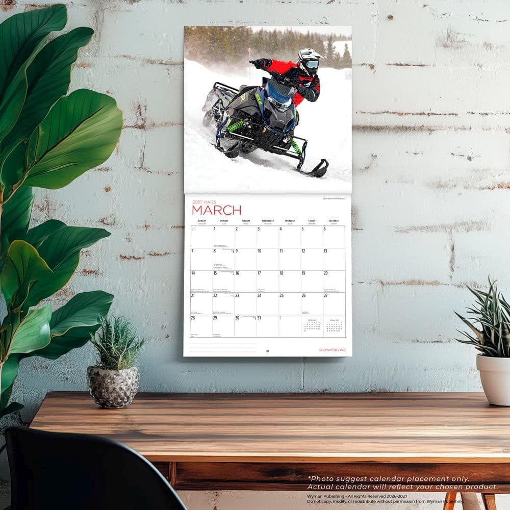 Snowmobiling 2027 Wall Calendar Fourth Alternate Image