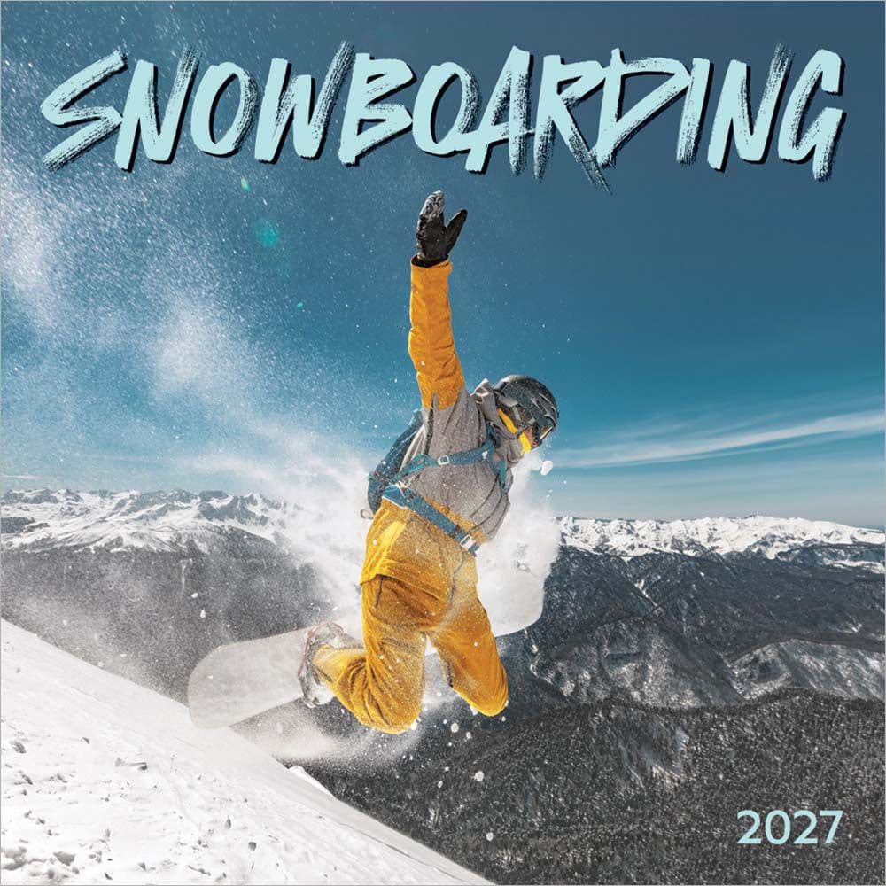 Snowboarding 2027 Wall Calendar Main Product Image