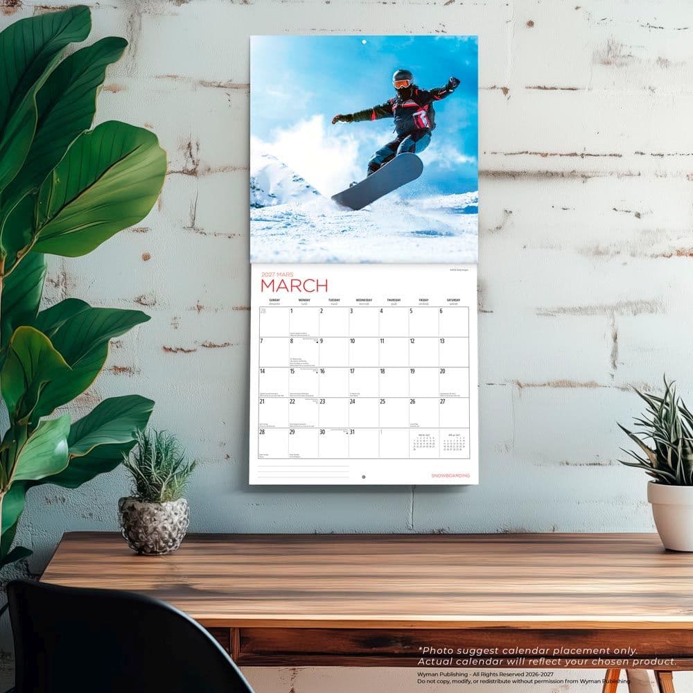 Snowboarding 2027 Wall Calendar Fourth Alternate Image