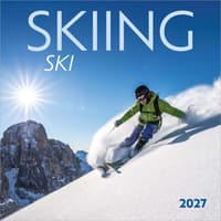 image Skiing 2027 Wall Calendar Main Product Image