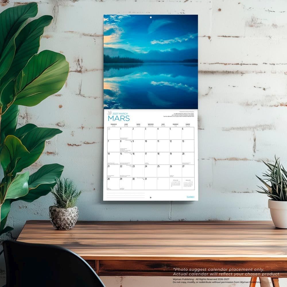 Quebec 2027 Wall Calendar Fourth Alternate Image