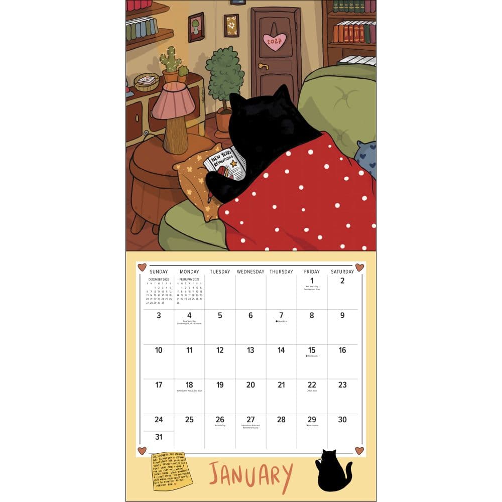 Stanis the Cat 2027 Wall Calendar Second Alternate Image