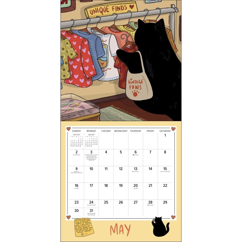 Stanis the Cat 2027 Wall Calendar Fourth Alternate Image