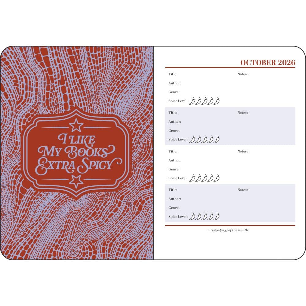 Spicy Book Club 2027 Planner First Alternate Image
