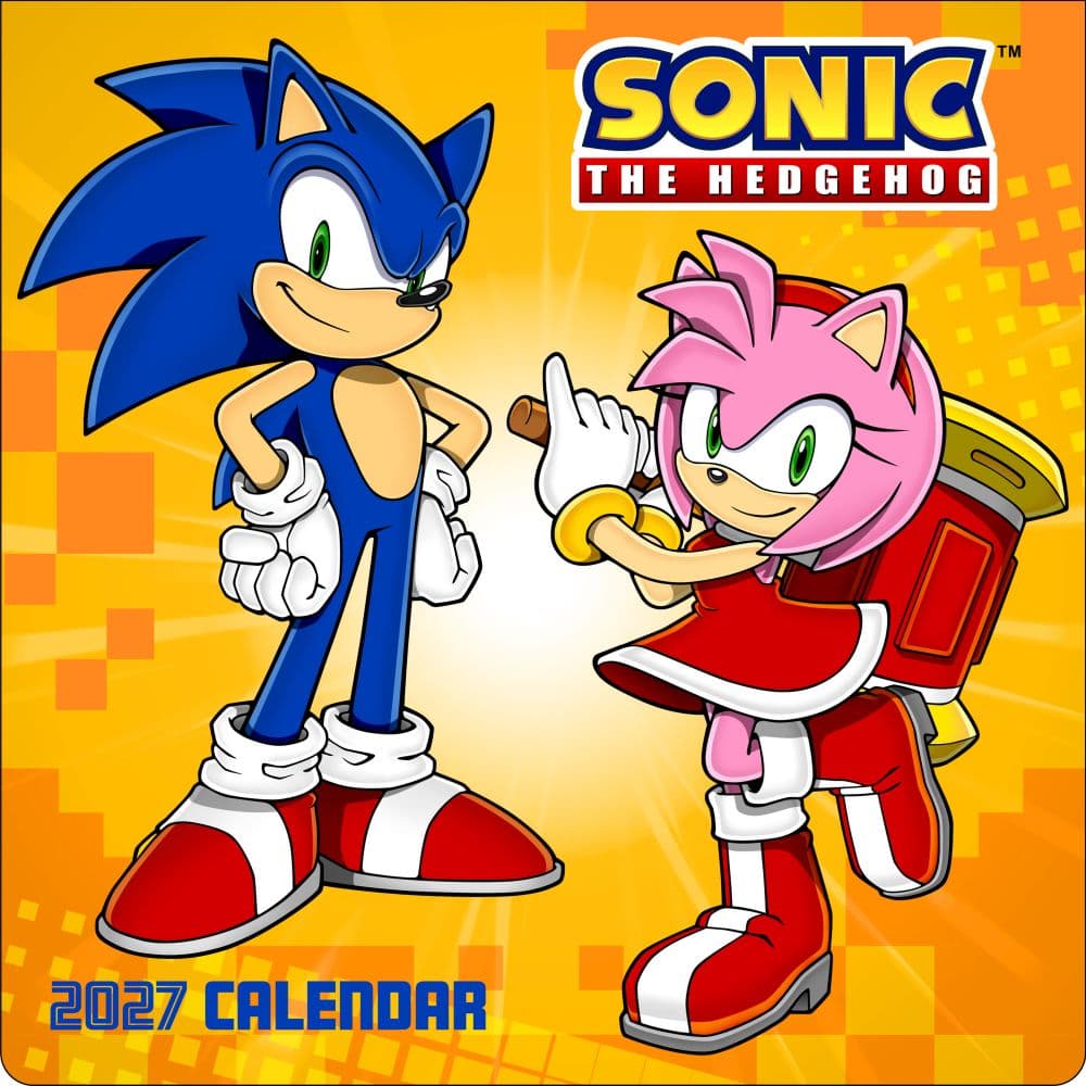 Sonic the Hedgehog 2027 Wall Calendar Main Product Image