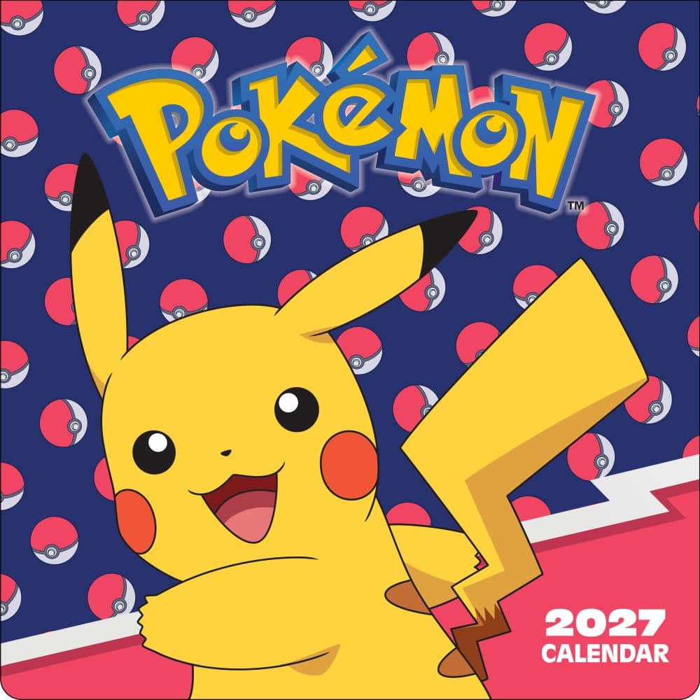 Pokemon 2027 Wall Calendar Main Product Image