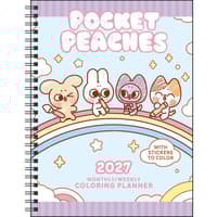 image Pocket Peaches 2027 Coloring Planner Main Product Image