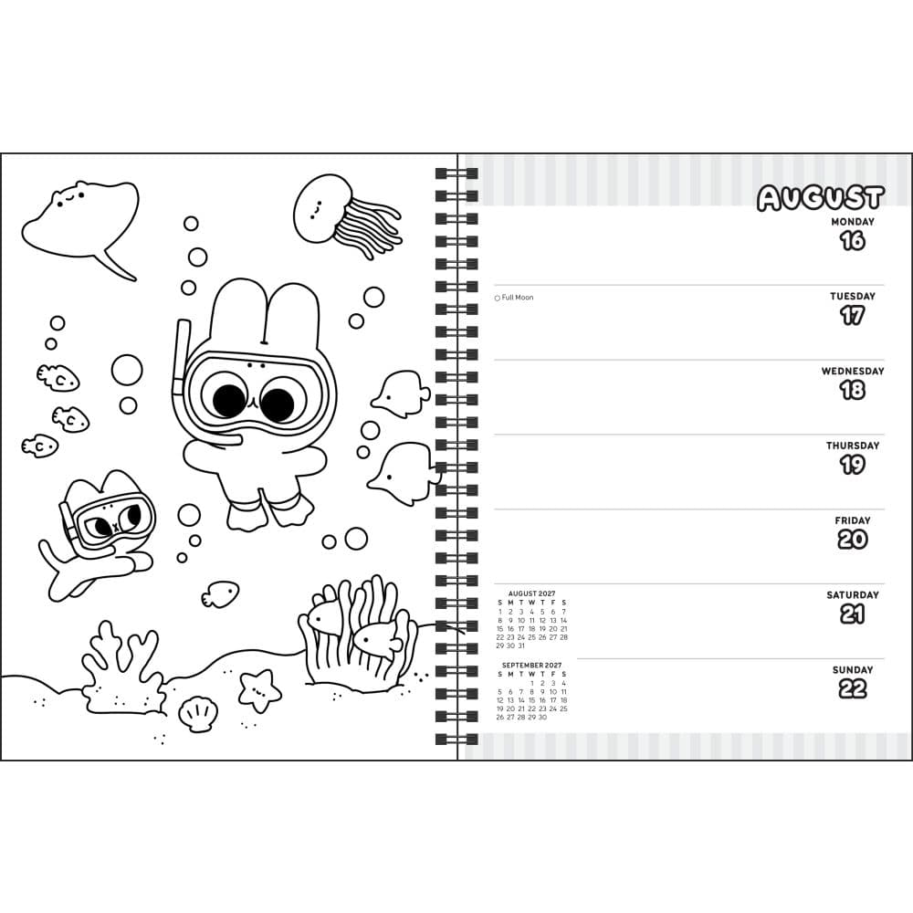 Pocket Peaches 2027 Coloring Planner Fifth Alternate Image