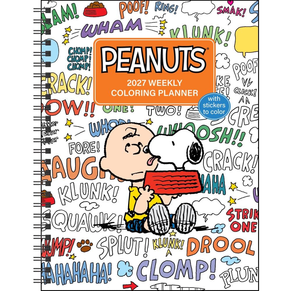 PEANUTS 2027 Coloring Planner Main Product Image