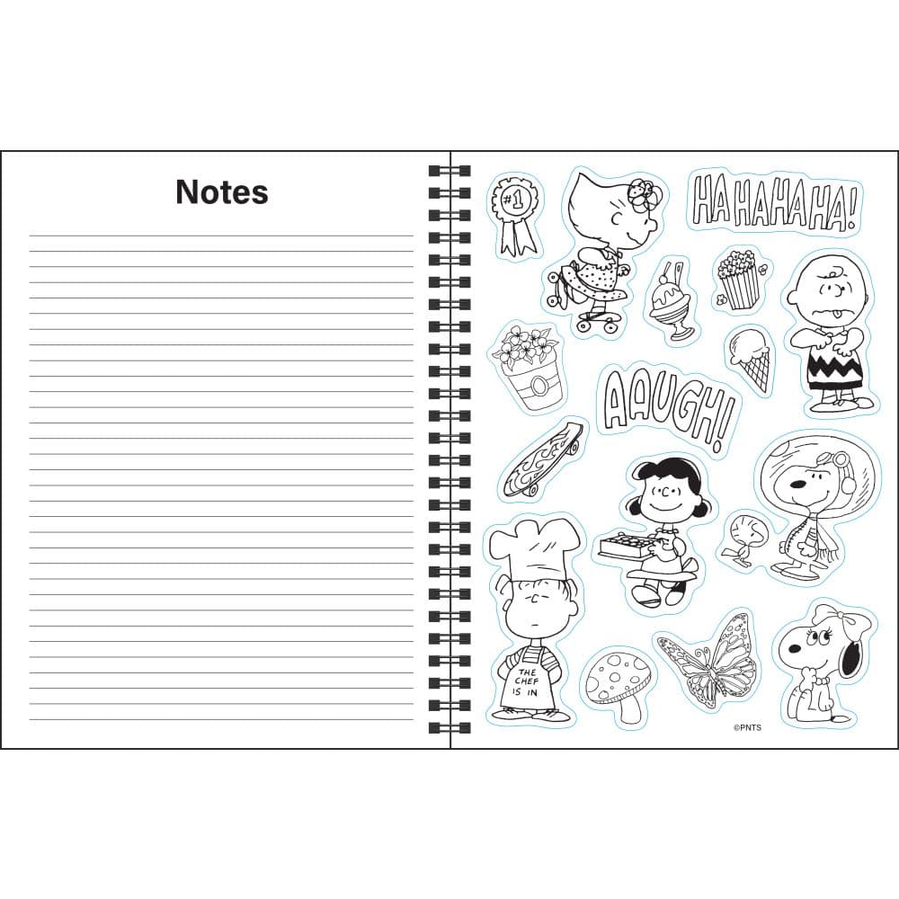 PEANUTS 2027 Coloring Planner Eighth Alternate Image