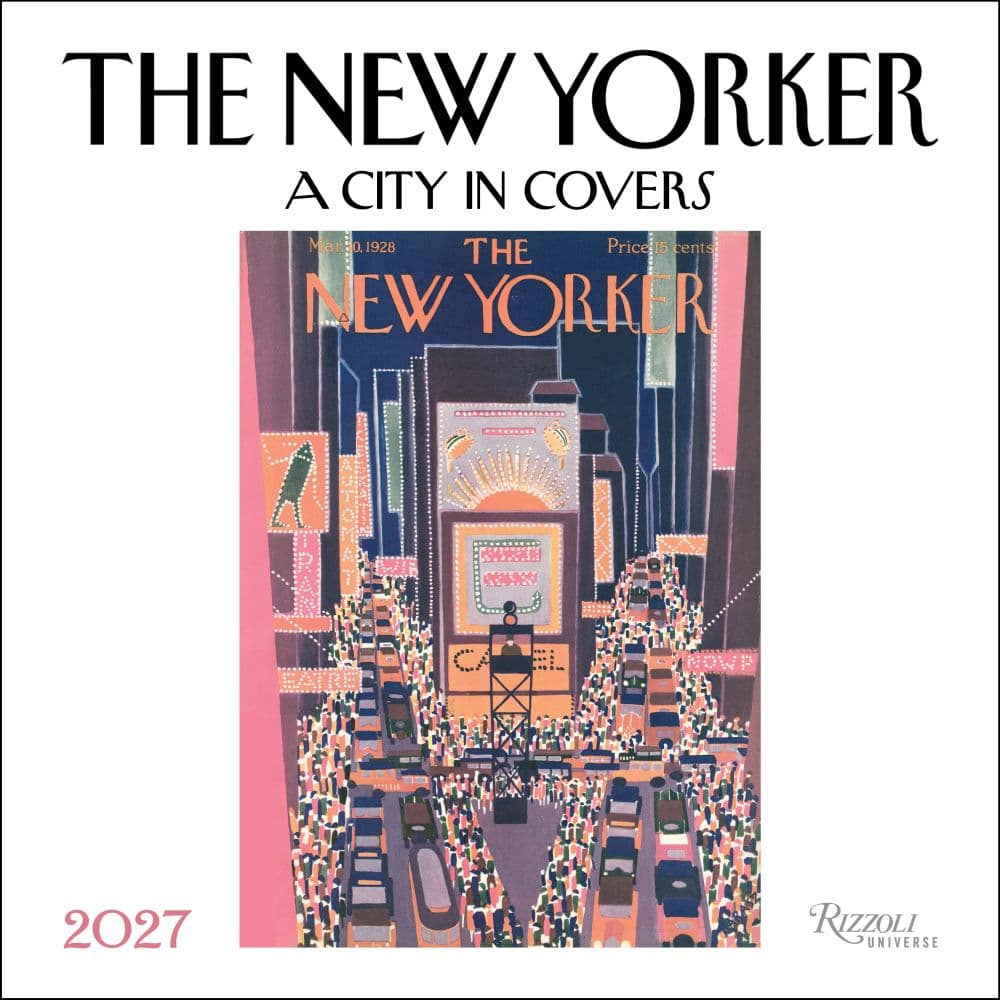 New Yorker A City in Covers 2027 Wall Calendar