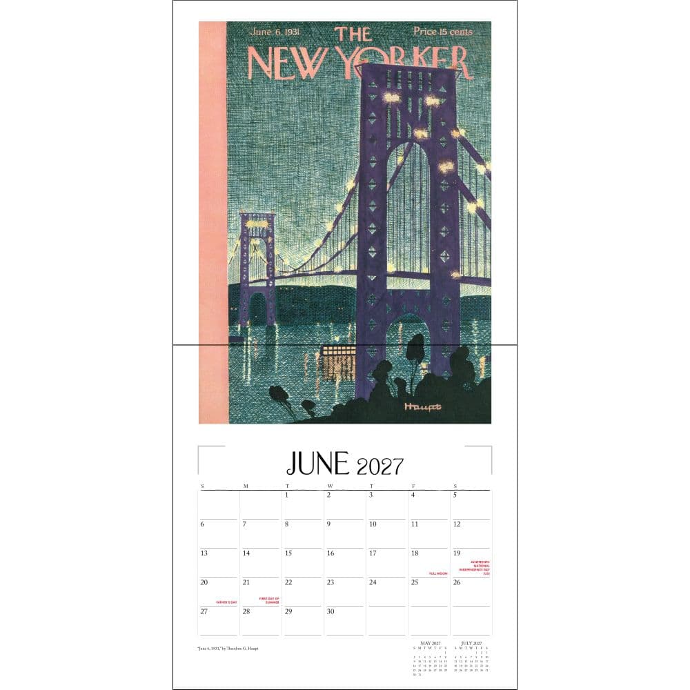 New Yorker A City in Covers 2027 Wall Calendar First Alternate Image