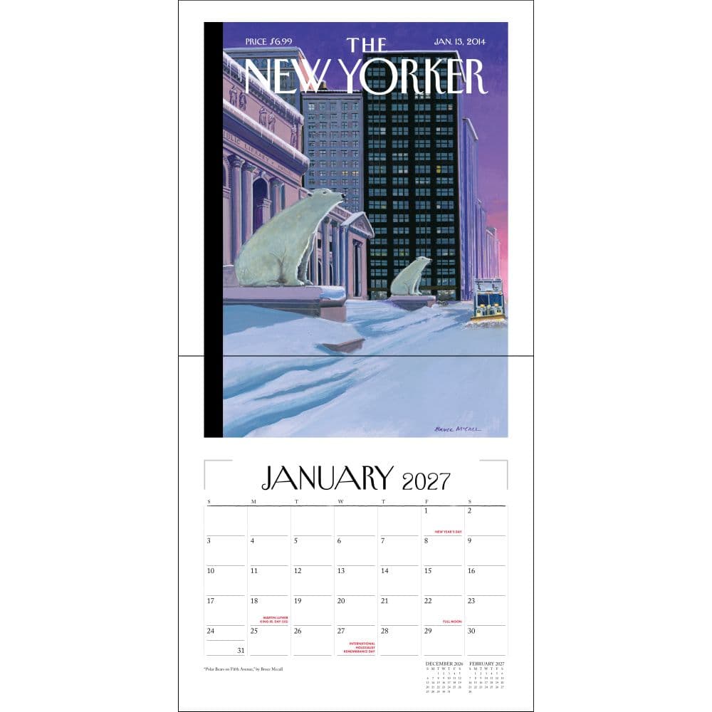 New Yorker A City in Covers 2027 Wall Calendar Second Alternate Image