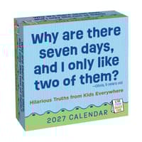 image Live from Snack Time 2027 Desk Calendar Main Product Image