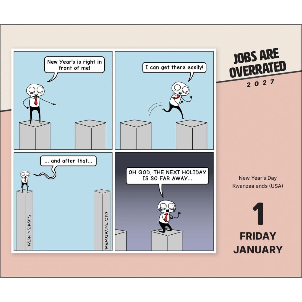 Jobs Are Overrated 2027 Desk Calendar First Alternate Image